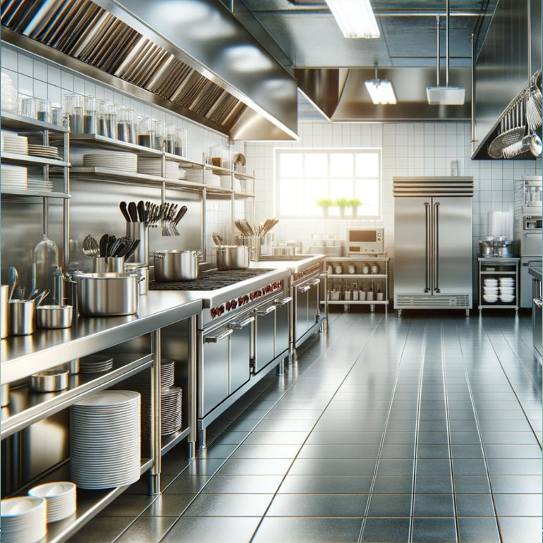 Essential Kitchen Cleaning Supplies: A Detailed Look at Stainless Steel Scrubbers, Grill Bricks, Hairnets, and Heavy Duty Green Scour Pads