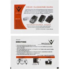 Preset Double Sided Credit Card Cleaning Cards for Magnetic Stripe Readers (1 Each)
