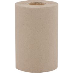 Roll Towel, 7.8" x 800', 1 Ply, Kraft, 2" Core, Mayfair Brand (6 Rolls)
