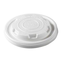 PLA Lids for 8 oz. Hot Food Containers, Compostable (1,000 Lids) 