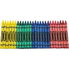Round Bulk Crayons, 4 Different Colors, (3,000 Crayons)