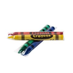 Round Cellophane 2 Pack Crayons, (2,000 Crayons)