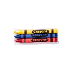 Round Cellophane 3 Pack Crayons, (2,160 Crayons)