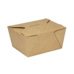 #1 Kraft Folded Take Out Box, 30 fl oz. (450 Boxes)