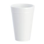 Foam Cup, 32 oz. Insulated Foam, White, Dart 32TJ32, (500 Cups)
