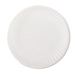 9" Round Plate, Paper, White (1,000 Plates) 