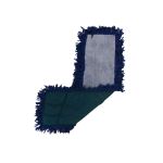 Microfiber Traditional Fringe Dust Mop Pad with Canvas Back, 24" (Each)
