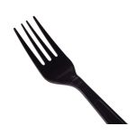 Fork, Bulk, Black, Extra Heavy Weight Polystyrene (1,000 Forks)