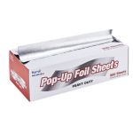 Aluminum Foil Sheets, 12" x 10 3/4", Heavy Duty, Pop Up Sheets (3,000 Sheets)