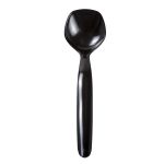 Serving Spoon 8.25" Length Polystyrene Individually Wrapped, Black (144 Serving Spoons)
