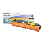Brother TN225Y Yellow Toner Cartridge, (2,200 Yield), Compatible
