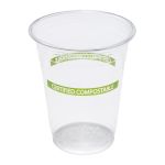 PLA Cold Cups, 16 Oz. Clear PLA Compostable Cups