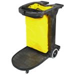 Compact Janitor's Cart with 25 Gallon Vinyl Bag (Each)