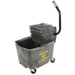 Sidepress Premium Combo Mop Wringer and Bucket, 26-35 Qt (Each)
