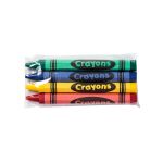 Hexagon Cellophane 4 Pack Crayons, (2,000 Crayons)
