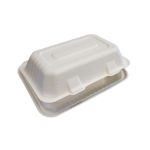 Hoagie Molded Fiber Hinged Lid Containers (250 Containers)
