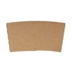 Hot Cup Sleeve, Kraft Blank, for 10-24 oz Hot Cups (1,000 Sleeves)
