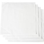 Dinner Napkin, 16.5" x 16.5", White 2 Ply, 1/4 Fold, (3,000 Napkins)
