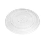 PET Lid w/Straw Slot, Fits 12-24 oz, Clear, 98mm (1,000  Lids) 