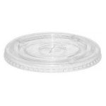 PET Lid w/Straw Slot, Fits 12-24 oz, Clear, 98mm (1,000  Lids) 