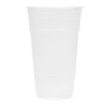 PLA Cold Cups, 24 oz. Clear PLA Compostable Cups (600 Cups)