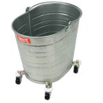 Galvanized Steel Oval Bucket, 35 Qt (Each)