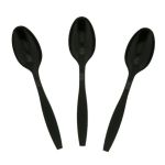 Teaspoon, Bulk, Black, Heavy PS (1,000 Spoons)
