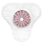 Urinal Screen with Block, ParaFree, Cherry Fragrance, White/Pink (12 per pack)