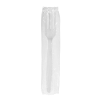 Fork, Wrapped, White, Extra Heavy Weight Polypropylene (1,000 Forks)
