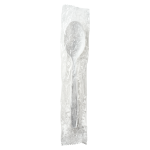Tea Spoon, Wrapped, White Extra Heavy Weight Polypropylene, "Unbreakable" (1,000 Tea Spoons)