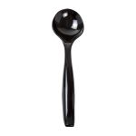 Serving Spoon 10" Length, X-Heavy, Polystyrene, Individually Wrapped Black (144 Serving Spoons)
